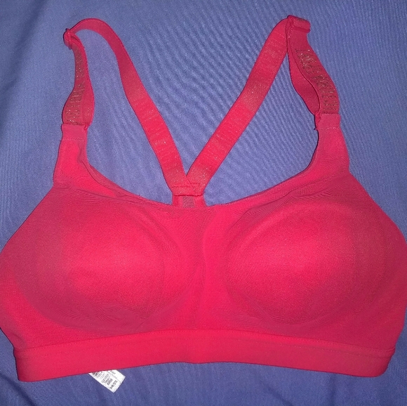 Victoria Secret Sport Coral Crossback Sports Bra - Picture 1 of 4
